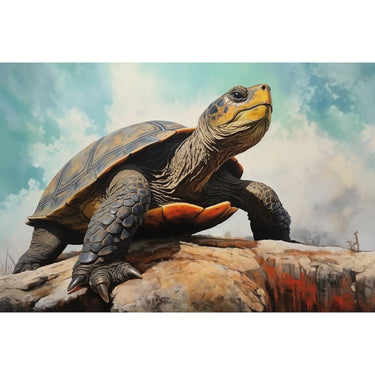 Tortoise Acrylic Canvas